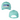 HAT | CD PALMS PATCH SNAPBACK - AQUA